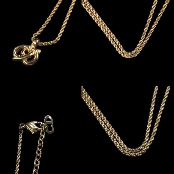 ❌SOLD❌ 💎 Christian Dior CD Logo Pendant Necklace - Picture 5 of 12